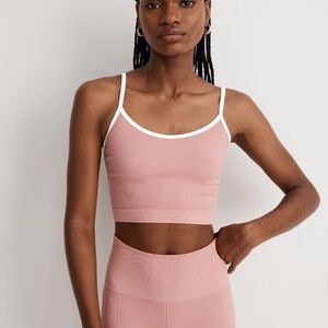 Seamless Crop Cami in Colorblock